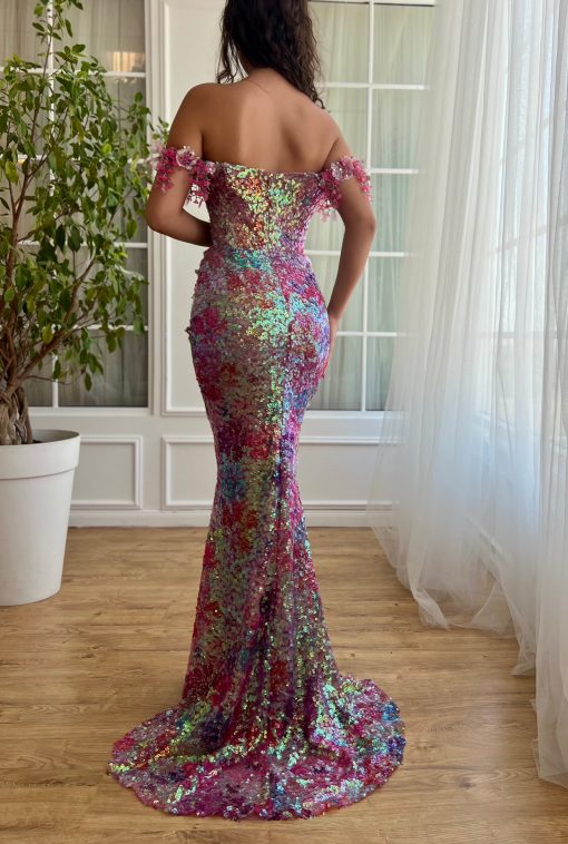 Teuta matoshi-Pastel Sea Siren Gown - Image 2