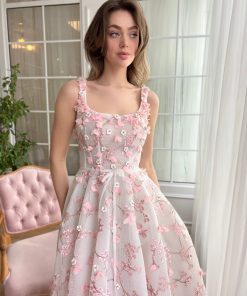 Teuta matoshi-Sakura Blooms Midi Dress 2