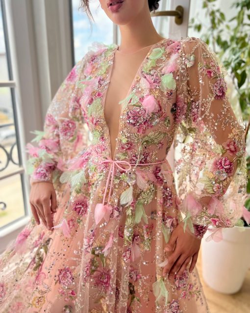 Teuta matoshi-Morning Glow Elegance Gown