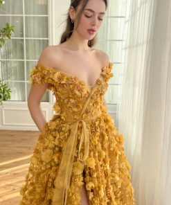 Teuta matoshi-Marigold Meadow Gown