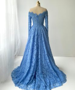 Teuta matoshi-Serene Sapphire Gown