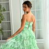 Teuta matoshi-Mint Sky Puff Sleeve Dress 4