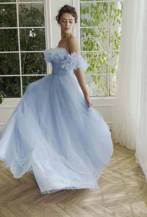 Teuta matoshi-Skye Tulle Fantasy Gown