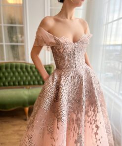 Teuta matoshi-Rose Quartz Gown 2