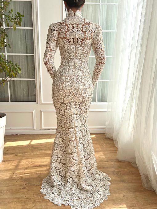Teuta matoshi-Classic Floral Bridal Gown
