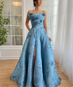 Teuta matoshi-Azure Waterfall Gown
