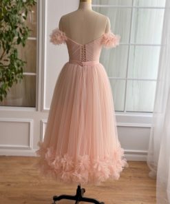 Teuta matoshi-Tiffany Peach Dress 2