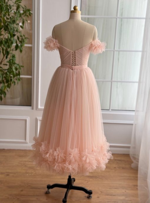 Teuta matoshi-Tiffany Peach Dress - Image 2