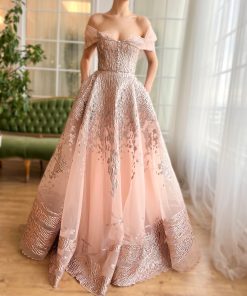 Teuta matoshi-Rose Quartz Gown