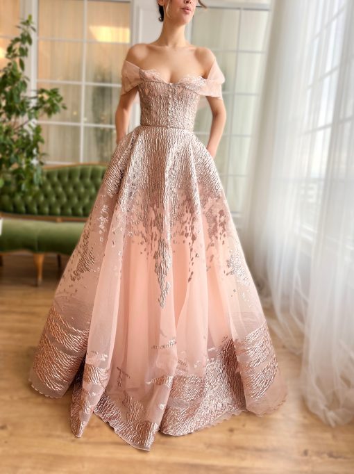 Teuta matoshi-Rose Quartz Gown