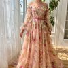 Teuta matoshi-Morning Glow Blossom Gown