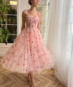 Teuta matoshi-Cherry Cupcake Midi Dress 2
