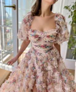 Teuta matoshi-Floral Summer Gown