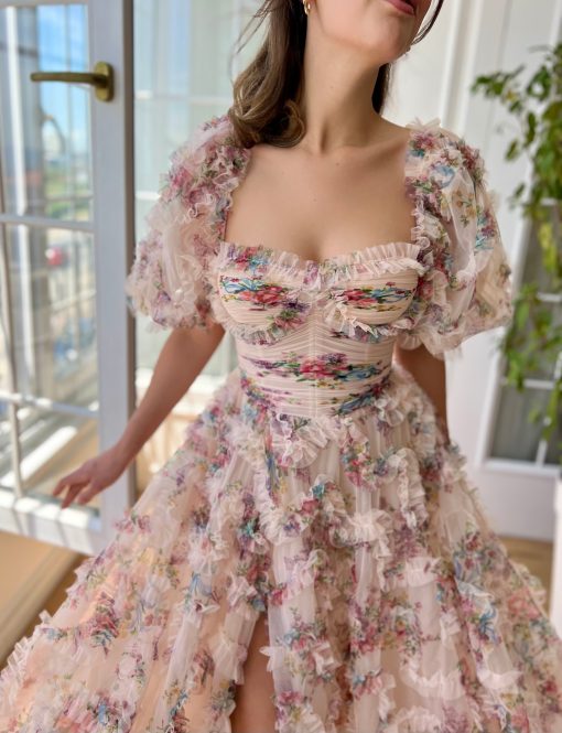 Teuta matoshi-Floral Summer Gown