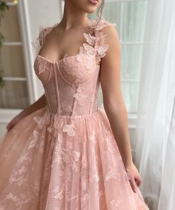 Teuta matoshi-Rosette Papillon Corset Dress 2