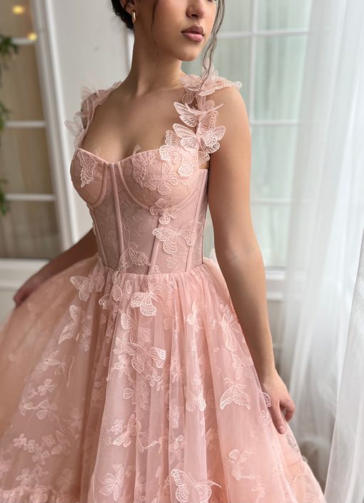 Teuta matoshi-Rosette Papillon Corset Dress - Image 2