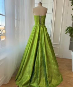 Teuta matoshi-Limeade Gala Gown 2