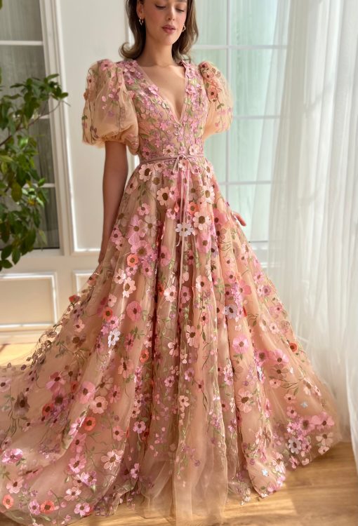 Teuta matoshi-Petal Park Gown