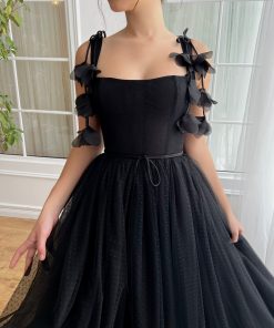 Teuta matoshi-Timeless Noir Tulle Dress