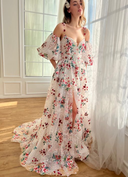 Teuta matoshi-Romance in Botanical Garden Gown