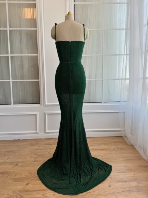 Teuta matoshi-Emerald Flair Mermaid Dress