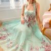 Teuta matoshi-Coral Rose Gown 3