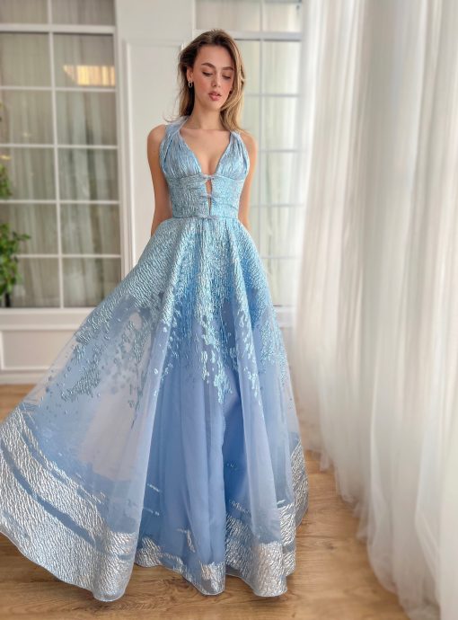 Teuta matoshi-Frost Bloom Gown