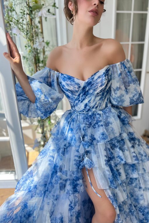 Teuta matoshi-Indigo Sky Gown