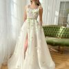 Teuta matoshi-Tulip Bloom Mesh Gown 3