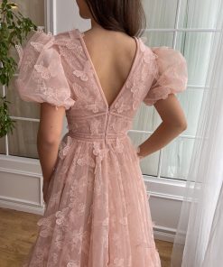Teuta matoshi-Rosette Papillon Gown 2
