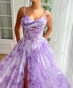 Teuta matoshi-Violet Sky Gown
