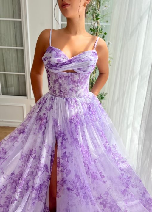 Teuta matoshi-Violet Sky Gown