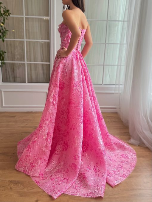 Teuta matoshi-Bonbon Rose Gown - Image 2