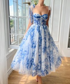 Teuta matoshi-Indigo Sky Midi Dress