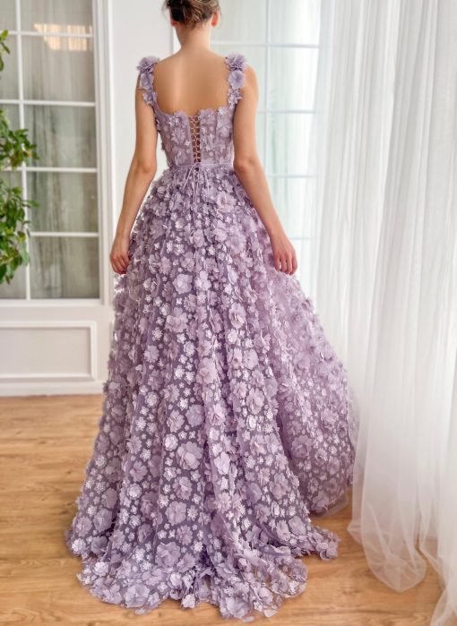 Teuta matoshi-Lavender Petal Princess Gown - Image 2