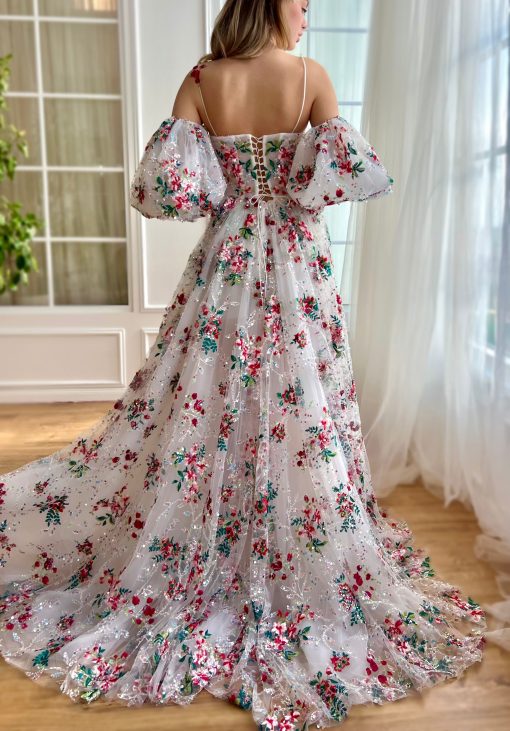 Teuta matoshi-Romance in Botanical Garden Gown - Image 2