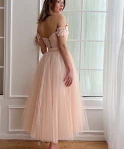 Teuta matoshi-Juliet Rose Peach Dress 2
