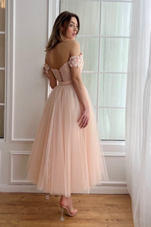 Teuta matoshi-Juliet Rose Peach Dress - Image 2