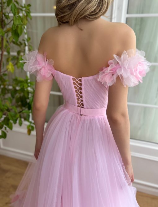 Teuta matoshi-Blush Belle Midi Dress - Image 2