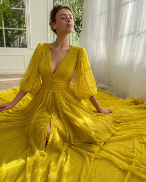 Teuta matoshi-Starlight Draped Gown - Image 2