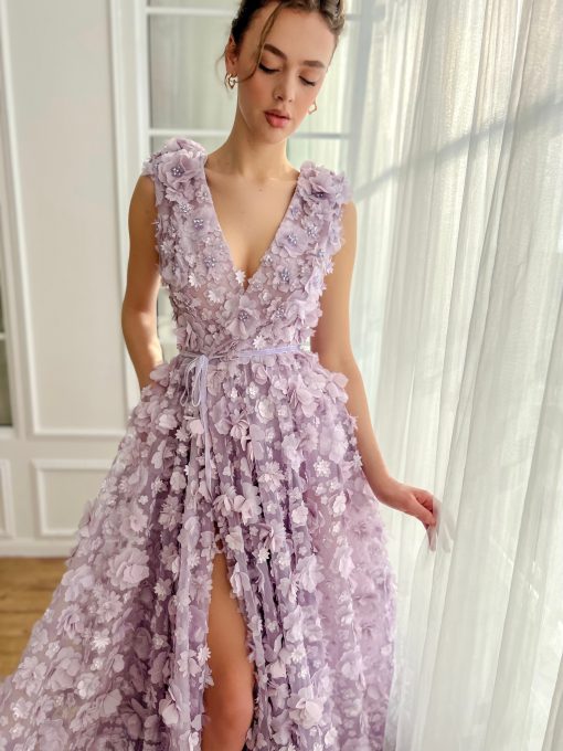 Teuta matoshi-Lavender Petal Dreamy Gown