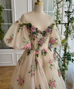 Teuta matoshi-Fleur Trail Gown 2