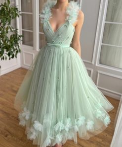 Teuta matoshi-Minty Cool Blossom Dress