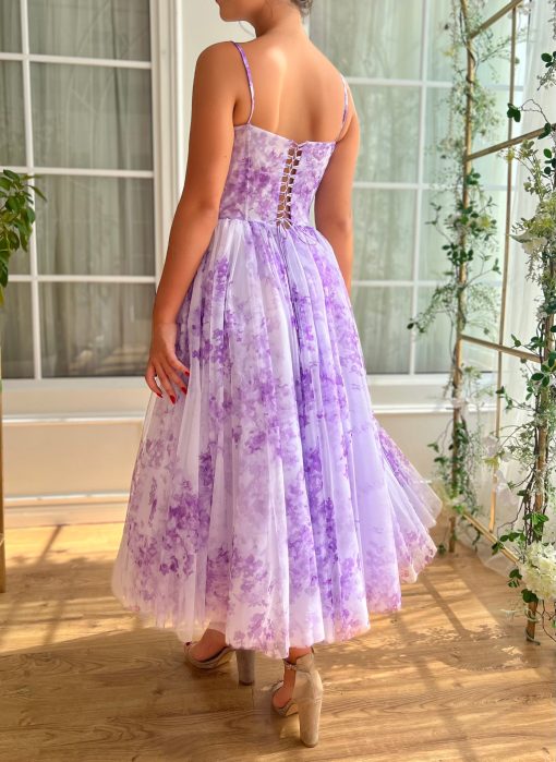 Teuta matoshi-Violet Sky Midi Dress - Image 2