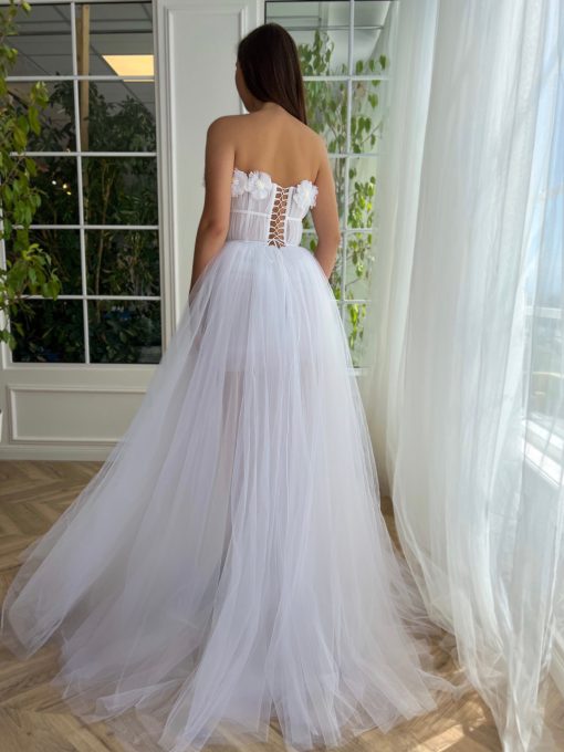 Teuta matoshi-Dreamy Dual-bow Bridal Gown - Image 2