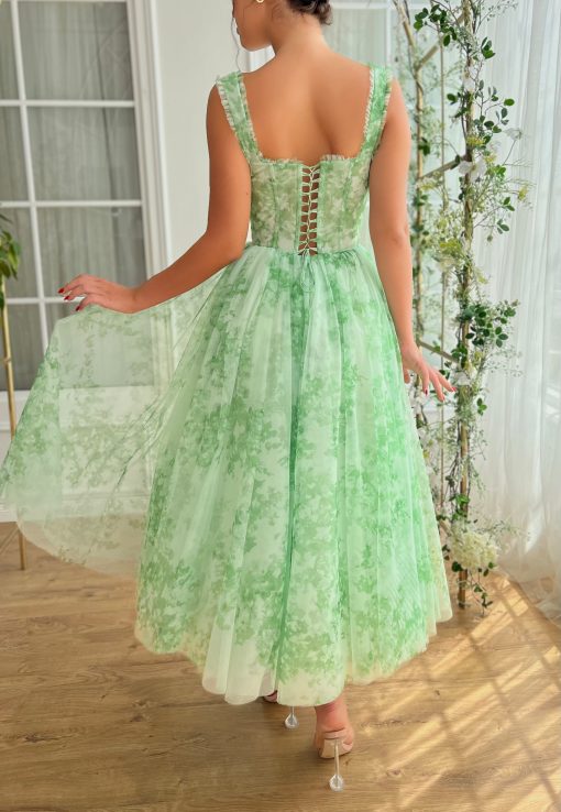 Teuta matoshi-Mint Sky Midi Dress - Image 2