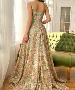 Teuta matoshi-Coral Rose Gown 2