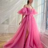 Teuta matoshi-Coral Rose Gown 4