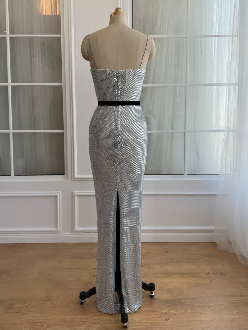 Teuta matoshi-Stellar Silver Mermaid Dress - Image 2