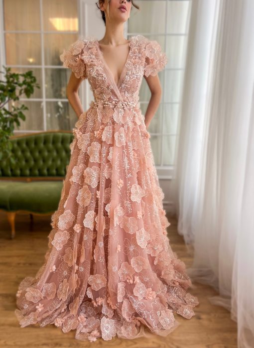 Teuta matoshi-Rosy Grace Gown